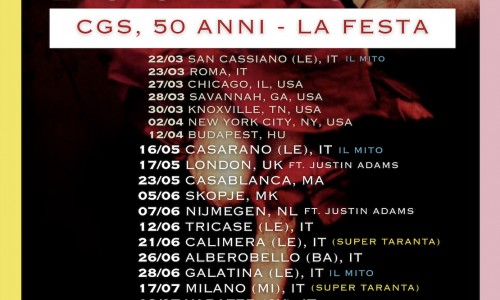 Cgs 50 - Il Canzoniere Grecanico Salentino celebra il suo 50° anniversario con “Il Mito” 